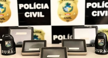 PC e Batalhão Rural recuperam monitores de GPS avaliados em R$ 350 mil
